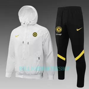 Chelsea Trenings Windrunner Set 2022-23 Hvit Chelsea Trenings Windrunner Set 2022-23 Hvit