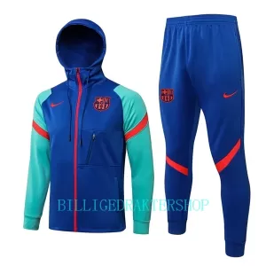 FC Barcelona Trenings Hettejakke 2022-23 Blågrønn FC Barcelona Trenings Hettejakke 2022-23 Blågrønn