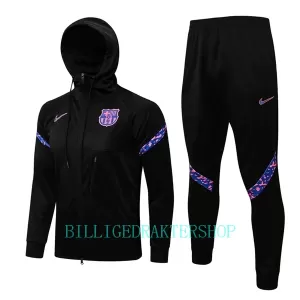 FC Barcelona Trenings Hettejakke 2022-23 Svart FC Barcelona Trenings Hettejakke 2022-23 Svart