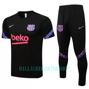 FC Barcelona Trenings Skjorter Set 2022-23 Svart FC Barcelona Trenings Skjorter Set 2022-23 Svart