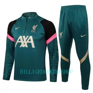 Liverpool Trenings Collegegenser Set Barn 2022-23 Grønn Liverpool Trenings Collegegenser Set Barn 2022-23 Grønn