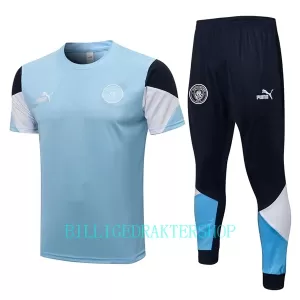 Manchester City Trenings Skjorter Set 2022-23 Lys-Blå Manchester City Trenings Skjorter Set 2022-23 Lys-Blå