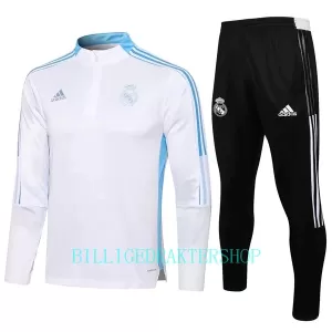 Real Madrid Trenings Collegegenser Set Barn 2022-23 Hvit Real Madrid Trenings Collegegenser Set Barn 2022-23 Hvit