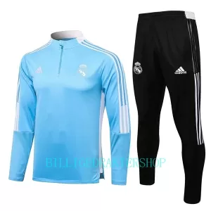 Real Madrid Trenings Collegegenser Set Barn 2022-23 Lys-Blå Real Madrid Trenings Collegegenser Set Barn 2022-23 Lys-Blå