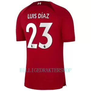 Liverpool Luis Díaz 23 Hjemmetrøye 2022-23 Liverpool Luis Díaz 23 Hjemmetrøye 2022-23