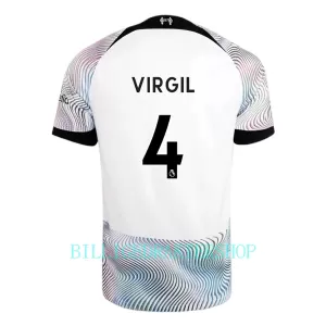 Liverpool Virgil van Dijk 4 Bortetrøye 2022-23 Liverpool Virgil van Dijk 4 Bortetrøye 2022-23
