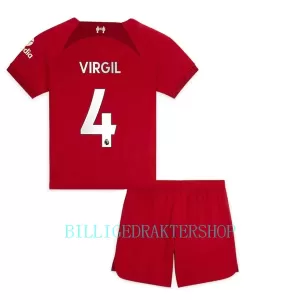 Liverpool Virgil van Dijk 4 Hjemmetrøye Barn 2022-23 Liverpool Virgil van Dijk 4 Hjemmetrøye Barn 2022-23