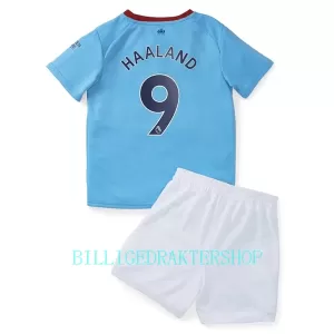 Manchester City Erling Haaland 9 Hjemmetrøye Barn 2022-23 Manchester City Erling Haaland 9 Hjemmetrøye Barn 2022-23