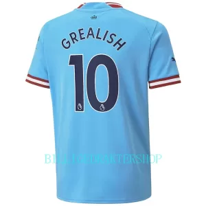Manchester City Jack Grealish 10 Hjemmetrøye 2022-23 Manchester City Jack Grealish 10 Hjemmetrøye 2022-23