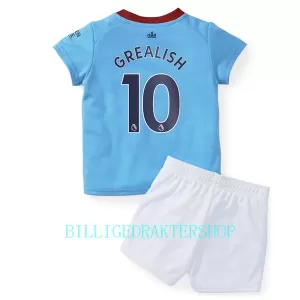 Manchester City Jack Grealish 10 Hjemmetrøye Barn 2022-23 Manchester City Jack Grealish 10 Hjemmetrøye Barn 2022-23
