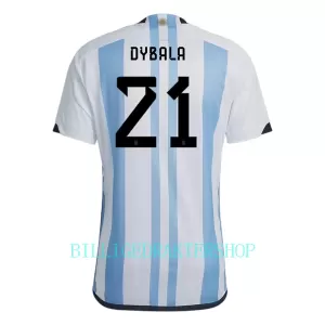 Argentina Paulo Dybala 21 Hjemmetrøye VM 2022 Argentina Paulo Dybala 21 Hjemmetrøye VM 2022
