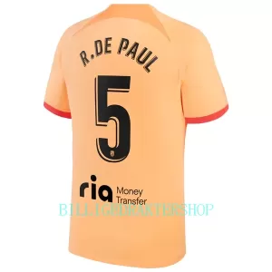 Atlético Madrid Rodrigo de Paul 5 Tredjetrøye 2022-23