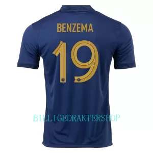 Frankrike Karim Benzema 19 Hjemmetrøye VM 2022 Frankrike Karim Benzema 19 Hjemmetrøye VM 2022