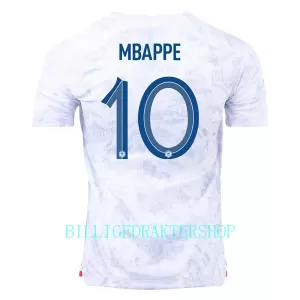 Frankrike Kylian Mbappé 10 Bortetrøye VM 2022 Frankrike Kylian Mbappé 10 Bortetrøye VM 2022