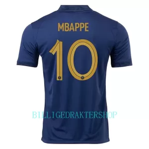 Frankrike Kylian Mbappé 10 Hjemmetrøye VM 2022 Frankrike Kylian Mbappé 10 Hjemmetrøye VM 2022