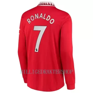 Manchester United Cristiano Ronaldo 7 Hjemmetrøye 2022-23 Langermet Manchester United Cristiano Ronaldo 7 Hjemmetrøye 2022-23 Langermet