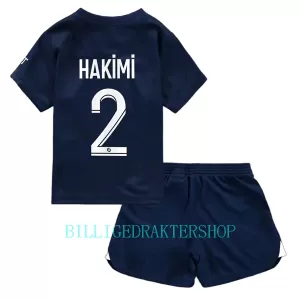 Paris Saint-Germain Achraf Hakimi 2 Hjemmetrøye Barn 2022-23 Paris Saint-Germain Achraf Hakimi 2 Hjemmetrøye Barn 2022-23