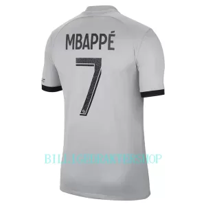 Paris Saint-Germain Kylian Mbappé 7 Bortetrøye 2022-23 Paris Saint-Germain Kylian Mbappé 7 Bortetrøye 2022-23
