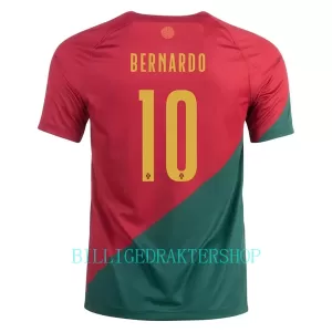 Portugal Bernardo Silva 10 Hjemmetrøye VM 2022 Portugal Bernardo Silva 10 Hjemmetrøye VM 2022
