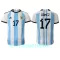Argentina Alejandro Gomez 17 Hjemmetrøye VM 2022