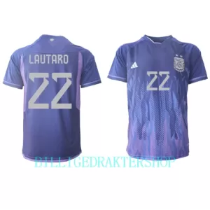 Argentina Lautaro Martínez 22 Bortetrøye VM 2022 Argentina Lautaro Martínez 22 Bortetrøye VM 2022