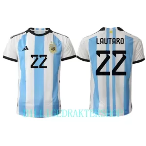Argentina Lautaro Martínez 22 Hjemmetrøye VM 2022 Argentina Lautaro Martínez 22 Hjemmetrøye VM 2022