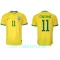 Brasil Philippe Coutinho 11 Hjemmetrøye VM 2022