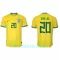 Brasil Vinicius Junior 20 Hjemmetrøye VM 2022