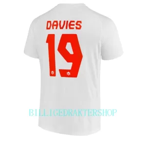 Canada Alphonso Davies 19 Bortetrøye VM 2022 Canada Alphonso Davies 19 Bortetrøye VM 2022
