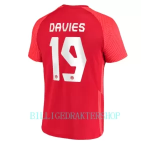 Canada Alphonso Davies 19 Hjemmetrøye VM 2022 Canada Alphonso Davies 19 Hjemmetrøye VM 2022