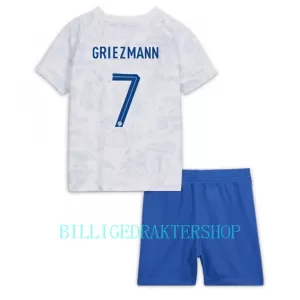 Frankrike Antoine Griezmann 7 Bortetrøye Barn VM 2022