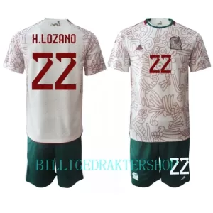 Mexico Hirving Lozano 22 Bortetrøye Barn VM 2022