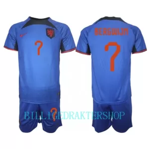 Nederland Steven Bergwijn 7 Bortetrøye Barn VM 2022 Nederland Steven Bergwijn 7 Bortetrøye Barn VM 2022