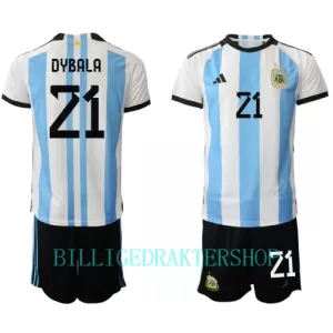 Argentina Paulo Dybala 21 Hjemmetrøye Barn VM 2022 Argentina Paulo Dybala 21 Hjemmetrøye Barn VM 2022