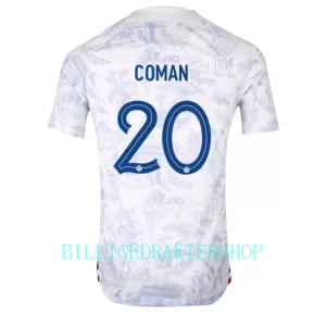 Frankrike Kingsley Coman 20 Bortetrøye VM 2022 Frankrike Kingsley Coman 20 Bortetrøye VM 2022