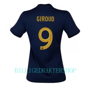 Frankrike Olivier Giroud 9 Hjemmetrøye Dame VM 2022 Frankrike Olivier Giroud 9 Hjemmetrøye Dame VM 2022