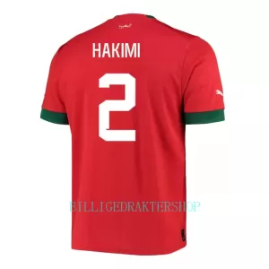 Marokko Achraf Hakimi 2 Hjemmetrøye VM 2022 Marokko Achraf Hakimi 2 Hjemmetrøye VM 2022
