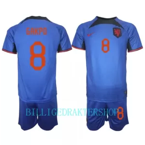 Nederland Cody Gakpo 8 Bortetrøye Barn VM 2022 Nederland Cody Gakpo 8 Bortetrøye Barn VM 2022