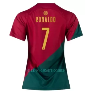 Portugal Cristiano Ronaldo 7 Hjemmetrøye Dame VM 2022 Portugal Cristiano Ronaldo 7 Hjemmetrøye Dame VM 2022