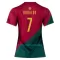 Portugal Cristiano Ronaldo 7 Hjemmetrøye Dame VM 2022