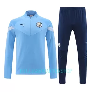 Manchester City Trenings Collegegenser 2022-23 Blå Manchester City Trenings Collegegenser 2022-23 Blå