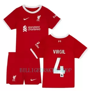 Liverpool Virgil van Dijk 4 Hjemmetrøye Barn 2023/2024 Liverpool Virgil van Dijk 4 Hjemmetrøye Barn 2023/2024