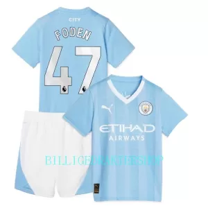 Manchester City Phil Foden 47 Hjemmetrøye Barn 2023/2024 Manchester City Phil Foden 47 Hjemmetrøye Barn 2023/2024