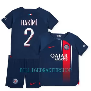Paris Saint-Germain Achraf Hakimi 2 Hjemmetrøye Barn 2023/2024 Paris Saint-Germain Achraf Hakimi 2 Hjemmetrøye Barn 2023/2024