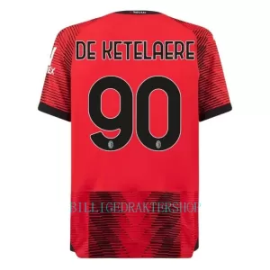 AC Milan De Ketelaere 90 Hjemmetrøye 2023/2024