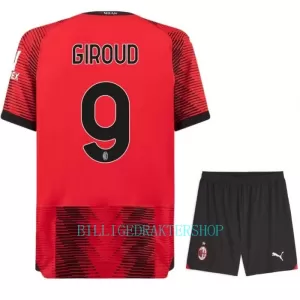 AC Milan Olivier Giroud 9 Hjemmetrøye Barn 2023/2024 AC Milan Olivier Giroud 9 Hjemmetrøye Barn 2023/2024