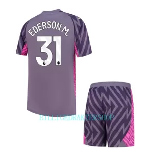 Manchester City Ederson Moraes Bortetrøye Målvakt Barn 2023/2024 Manchester City Ederson Moraes Bortetrøye Målvakt Barn 2023/2024