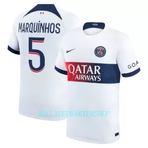 Paris Saint-Germain Marquinhos 5 Bortetrøye 2023/2024 Paris Saint-Germain Marquinhos 5 Bortetrøye 2023/2024