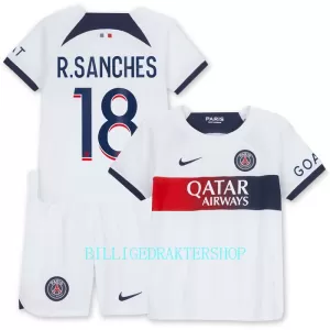 Paris Saint-Germain R.Sanches 18 Bortetrøye Barn 2023/2024 Paris Saint-Germain R.Sanches 18 Bortetrøye Barn 2023/2024