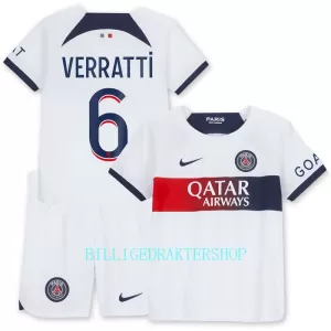 Paris Saint-Germain Verratti 6 Bortetrøye Barn 2023/2024 Paris Saint-Germain Verratti 6 Bortetrøye Barn 2023/2024